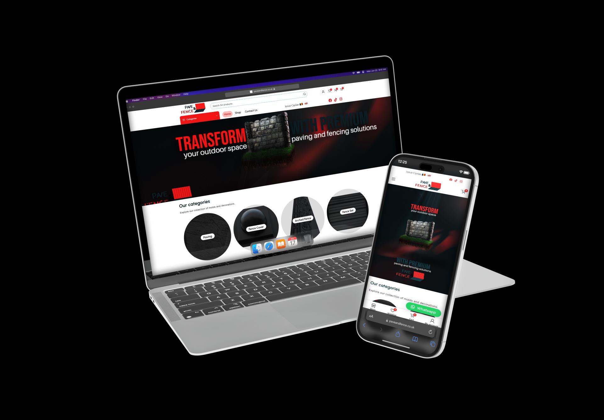 paveandfence.co.uk